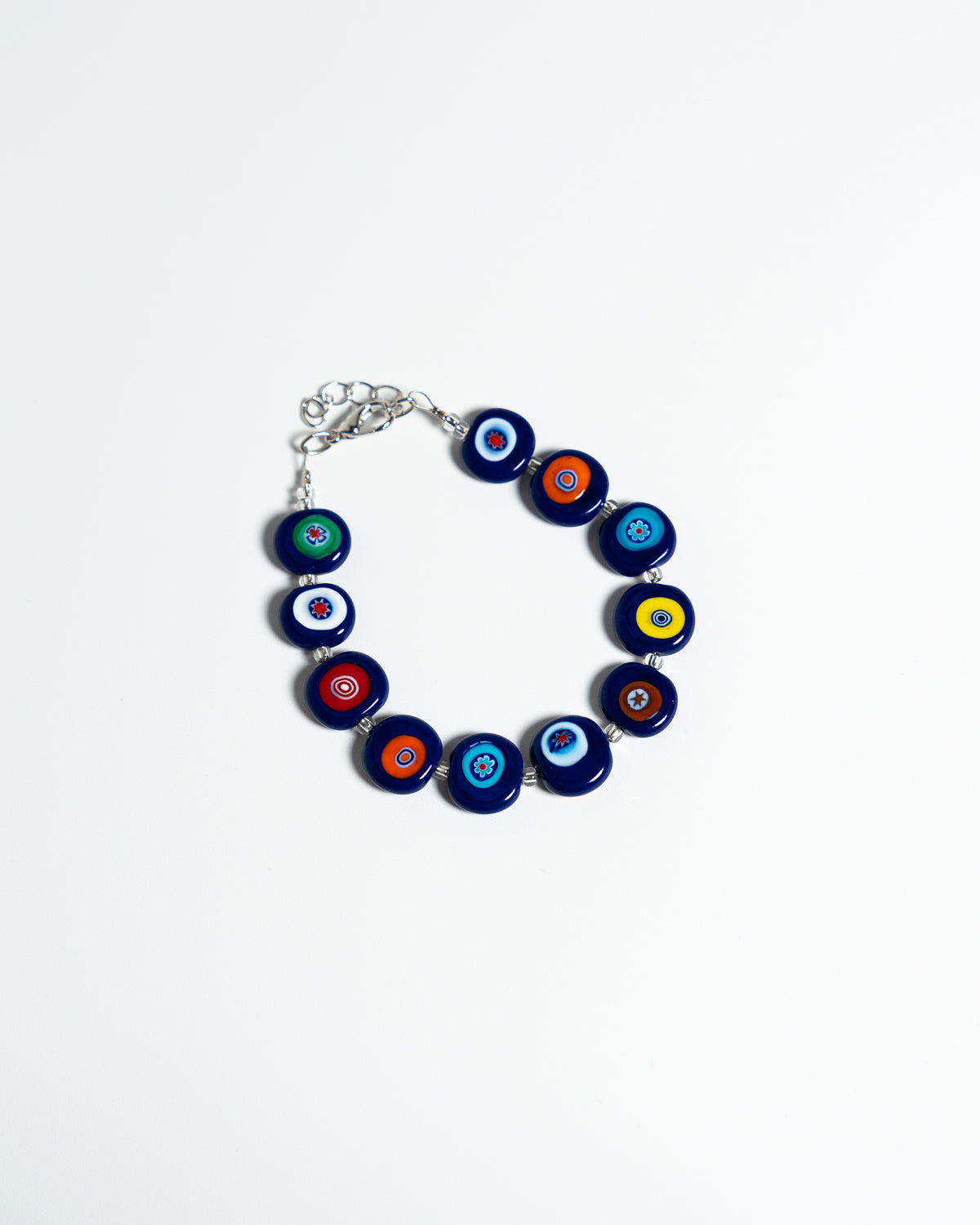 Mosaico piatto blu