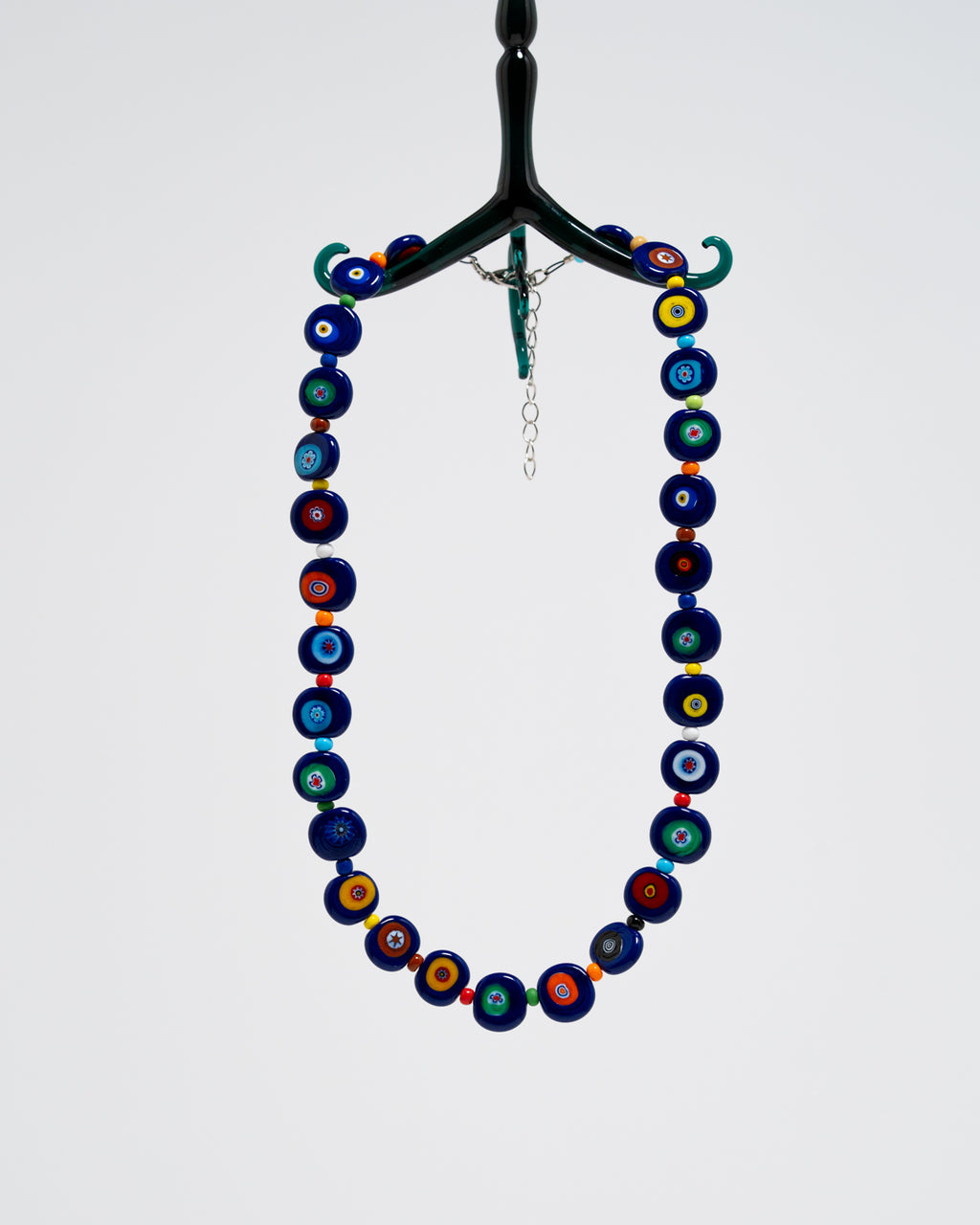 Murrine piattine blu