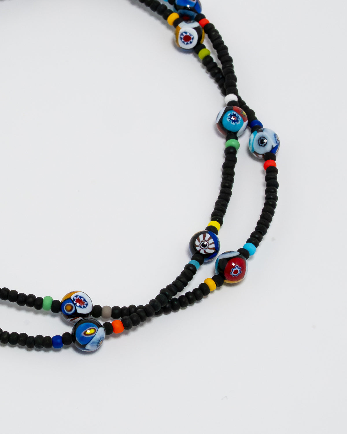Murrine conteria nera lunga no chiusura
