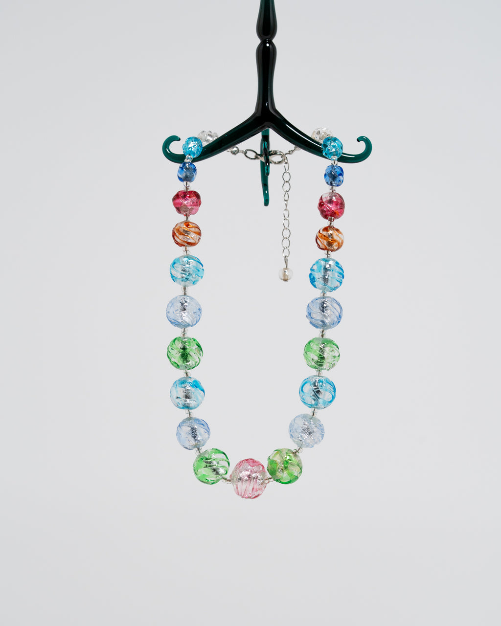Foglia argento filato esterno multicolor