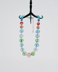 Foglia argento filato esterno multicolor